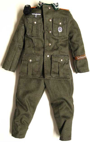 Dragon Models Loose 1/6th Scale WWII German M36 Tunic w/trousers, Feldgendarme, Oberfeldwebel w/National Sports Badge, field flashlight, Feldgendarme cuff title #DRL1-H200