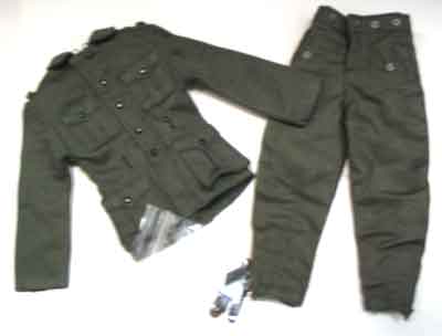 Dragon Models Loose 1/6th Scale WWII German M40 Tunic w/trousers, Artillery Sergeant #DRL1-H414
