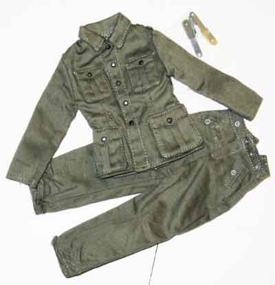 Dragon Models Loose 1/6th Scale WWII German M40 Tunic w/M37 trousers (Schutze) Gebirgsjager #DRL1-H418