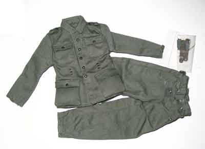 Dragon Models Loose 1/6th Scale WWII German M43 Tunic w/trousers, Volkgrenadier #DRL1-H613