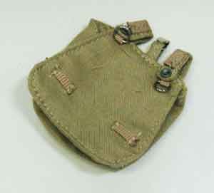 Dragon Models Loose 1/6th Scale WWII German Bread Bag (Tan) w/ribbon reinforcements #DRL1-P905