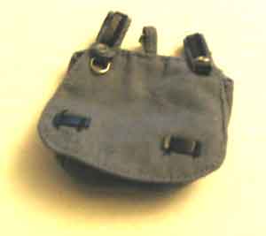 Dragon Models Loose 1/6th Scale WWII German Bread Bag (Blue) w/leather reinforcements #DRL1-P907