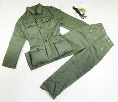 Dragon Models Loose 1/6th Scale WWII German M40 Tunic w/M37 trousers (Freiwilligen Langemarck), Oberschutze #DRL1-S411