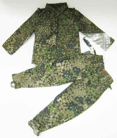 Dragon Models Loose 1/6th Scale WWII German M44 HBT PeaDot Camo Tunic w/trousers (Schutze) #DRL1-S607