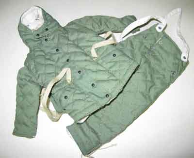 Dragon Models Loose 1/6th Scale WWII German Fallschirmjager Quilted Parka & Pants (Green) #DRL1-U906