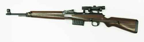 Dragon Models Loose 1/6th Scale WWII German Gewehr 43 w/Scope w/working bolt, leather sling. & metal slider #DRL1-W509