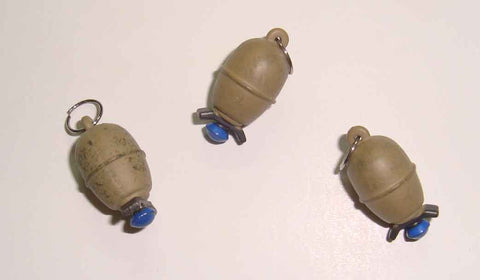 Dragon Models Loose 1/6th Scale WWII German Egg Grenade (Tan) (3x) #DRL1-X201