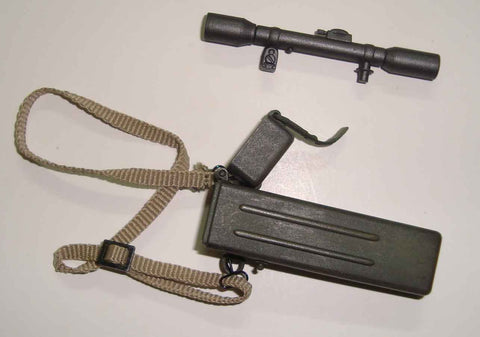 Dragon Models Loose 1/6th Scale WWII German Large Scope Case w/scope w/Ribbon Sling #DRL1-X383