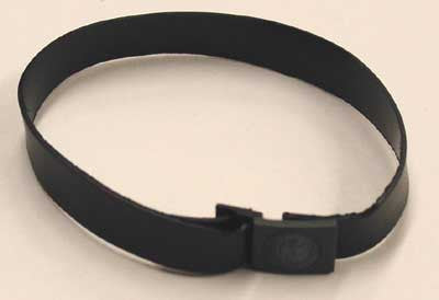 Dragon Models Loose 1/6th Scale WWII German Heer Green Buckle Belt (Black/Plastic) #DRL1-Y401