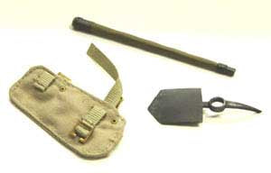 Dragon Models Loose 1/6th Scale WWII British Entrenching Tool w/(OD) Carrier  #DRL2-A200