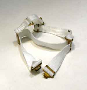 Dragon Models Loose 1/6th Scale WWII British 37 Web Belt & Shoulder Strap (White) #DRL2-P108