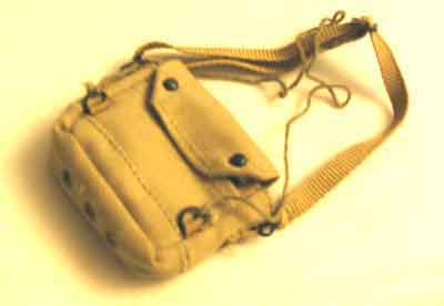 Dragon Models Loose 1/6th Scale WWII British Gas Mask Bag (Khaki) #DRL2-P403