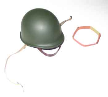 Dragon Models Loose 1/6th Scale WWII US Metal M1 Helmet w/Liner (Die-Cast) #DRL3-H125