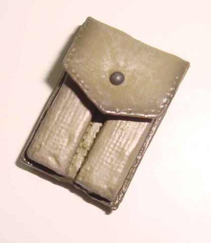 Dragon Models Loose 1/6th Scale WWII US M1911A1 Pistol Ammo Pouch weathered "No Markings" #DRL3-P101