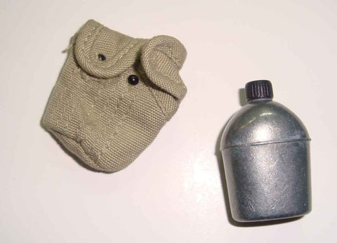 Dragon Models Loose 1/6th Scale WWII US M1910 Canteen w/cloth no stamps (OD)  #DRL3-P207