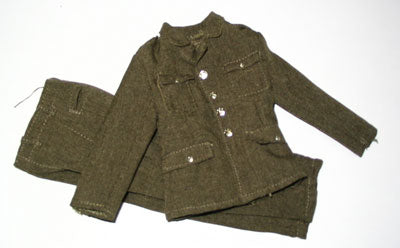 Dragon Models Loose 1/6th Scale WWII US GI Service Coat & Trousers  #DRL3-U700