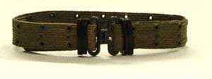Dragon Models Loose 1/6th Scale WWII US M1936 Pistol Belt weathered (Khaki)  #DRL3-Y101