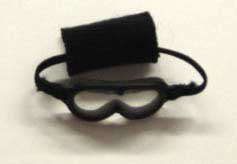 Dragon Models Loose 1/6th Scale Modern Military M44 Sun/Wind/Dust Goggles w/(Black) Cover #DRL4-A101