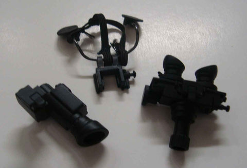 Dragon Models Loose 1/6th Scale Modern Military PVS-14 & PVS-7 Night Vision Goggles w/head mount #DRL4-A206