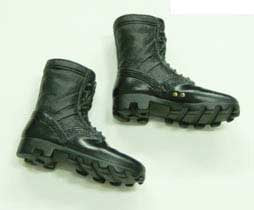 Dragon Models Loose 1/6th Scale Modern Military Boots (Black) (Female Size) #DRL4-B001