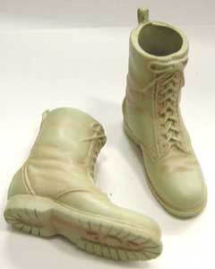Dragon Models Loose 1/6th Scale Modern Military British Style Boots Desert #DRL4-B402