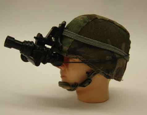 Dragon Models Loose 1/6th Scale Modern Military PASGT (OD) soft Helmet w/Woodland Cover & NVG (PVS-7) "Anderson " Name Plate #DRL4-H133