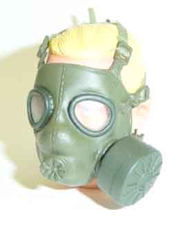 Dragon Models Loose 1/6th Scale Modern Military Japanese Gas Mask (OD) #DRL4-H701