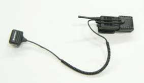 Dragon Models Loose 1/6th Scale Modern Military Saber Radio w/Mic. w/(Black) Pouch #DRL4-K404
