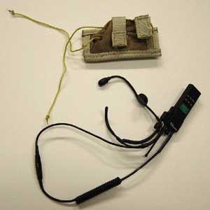 Dragon Models Loose 1/6th Scale Modern Military Saber Radio w/(Tan) Pouch & Headset #DRL4-K407