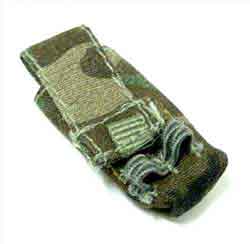 Dragon Models Loose 1/6th Scale Modern Military RACK M16 Magazine Pouch w/shotgun shell holder ( Woodland) (Metal Hooks) # DRL4-P201