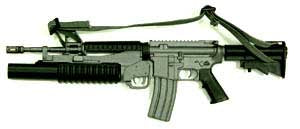 Dragon Models Loose 1/6th Scale Modern Military M4A1 Carbine w/203 Grenade Launcher) #DRL4-R859