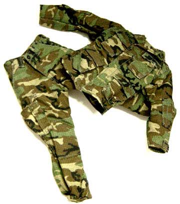 Dragon Models Loose 1/6th Scale Modern Military Woodland BDUs (Rip Stop) (Heavy Fabric) # DRL4-U300