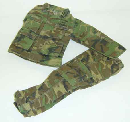 Dragon Models Loose 1/6th Scale Modern Military Woodland BDUs (Rip-Stop) (Light Fabric) # DRL4-U307