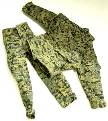 Dragon Models Loose 1/6th Scale Modern Military USMC Marpat Jungle BDUs (Digital) # DRL4-U401