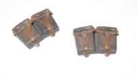 Dragon Models Loose 1/6th Scale WWII Russian Ammo Pouches Mosin-Nagant "Pair" #DRL5-P307