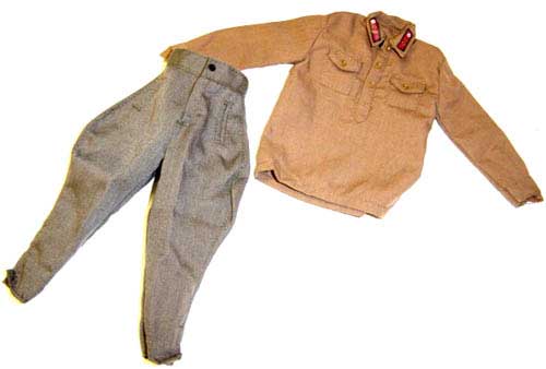 Dragon Models Loose 1/6th Scale WWII Russian Shrit (Brown) & Winter trousers #DRL5-U103