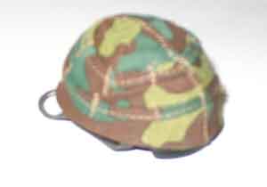 Dragon Models Loose 1/6th Scale WWII Italian M42 Paratrooper Helmet w/Camo Cover #DRL5I-H200