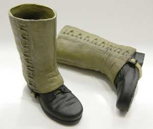 Dragon Models Loose 1/6th Scale Vietnam War U.S. Jungle Boots w/Leggings #DRL6-F102