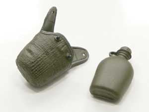 Dragon Models Loose 1/6th Scale Vietnam War U.S. M1956 Canteen Cover w/Canteen #DRL6-P200