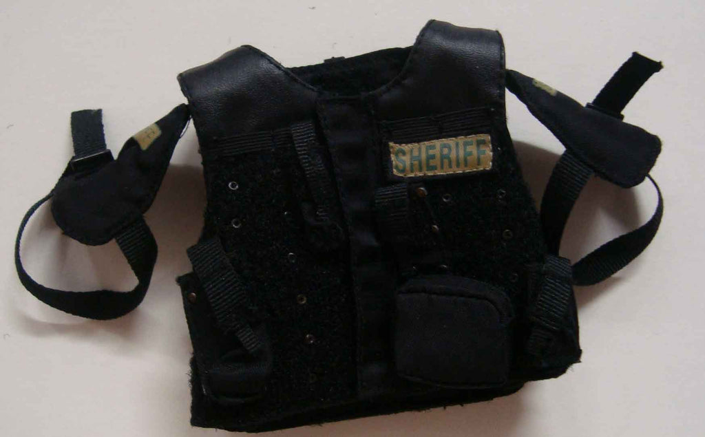Dragon Models Loose 1/6th Scale Modern Law Enforcement SF Sheriff SRT Vest w/Pouches (Black) #DRL7-Y202