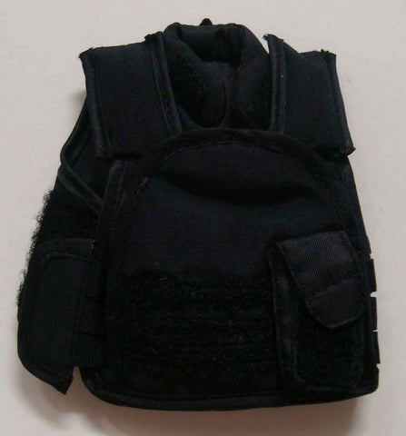 Dragon Models Loose 1/6th Scale Modern Law Enforcement SDU Style Vest w/Police (Black) #DRL7-Y203