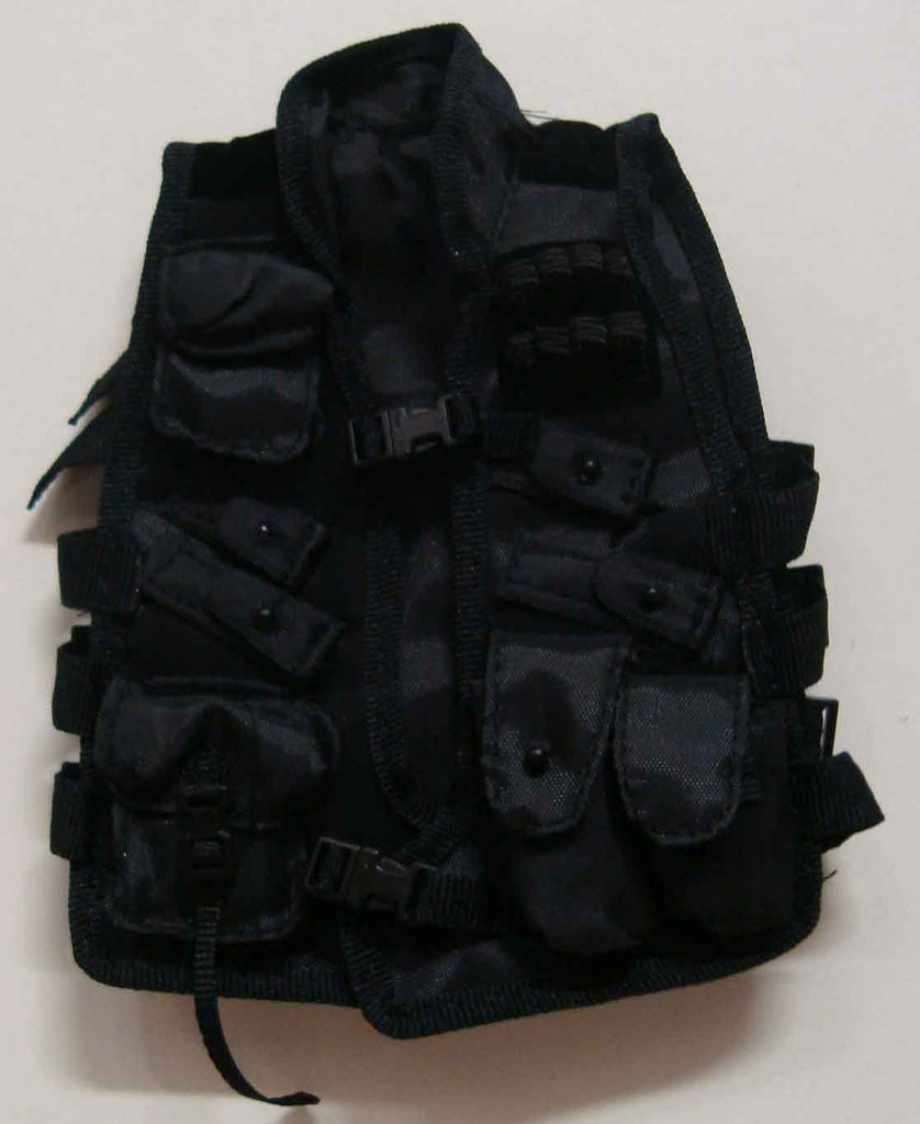 Dragon Models Loose 1/6th Scale Modern Law Enforcement SDU Level One Vest (Black) #DRL7-Y204