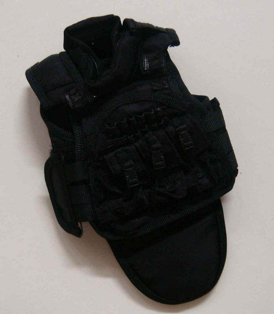 Dragon Models Loose 1/6th Scale Modern Law Enforcement SDU Level Three Vest (Black) #DRL7-Y208