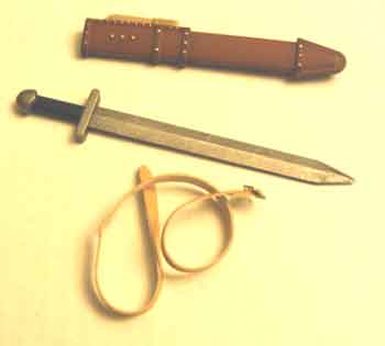 Dragon Models Loose 1/6th Scale Pre-WWII Sword & Scabbard w/Belt #DRL9-W102