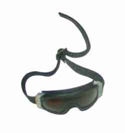 HOT TOYS 1/6th Loose Goggles - ESS (Black/Amber) #HTL4-A250