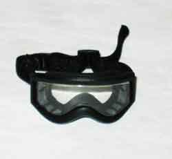 HOT TOYS 1/6th Loose Goggles (Black/Clear) #HTL4-A260