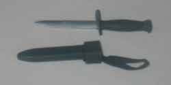 HOT TOYS 1/6th Loose M2 Combat Knife (Black) #HTL4-K503