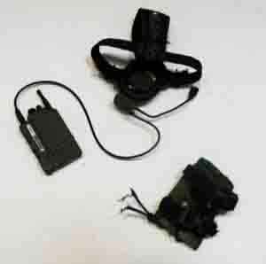 HOT TOYS 1/6th Loose British PRR Radio (w/Headset & Pouch) #HTL4-K400