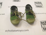 Toy Soldier Loose 1/6th Chicom NVA/VC Shoes (Green) Modern Era #TSL4-V201