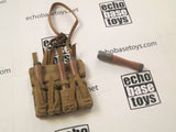 Toy Soldier Loose 1/6th Chicom Gernade Pouch w/ Stick Gernades 4x Modern Era #TSL4-V181